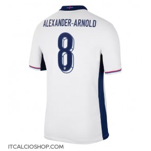 Inghilterra Alexander-Arnold #8 Prima Maglia Europei 2024 Manica Corta